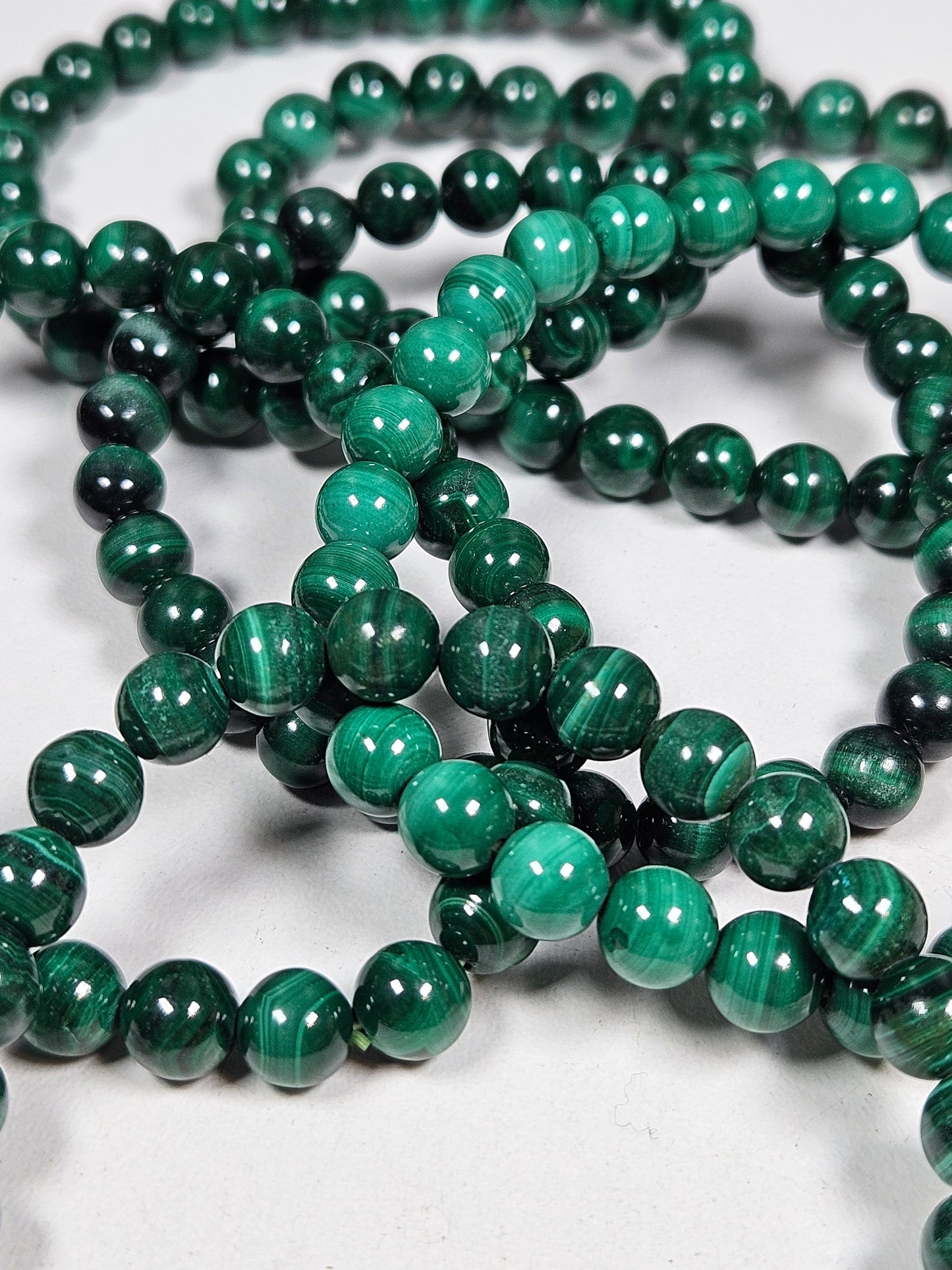 Malachiet armband 6mm