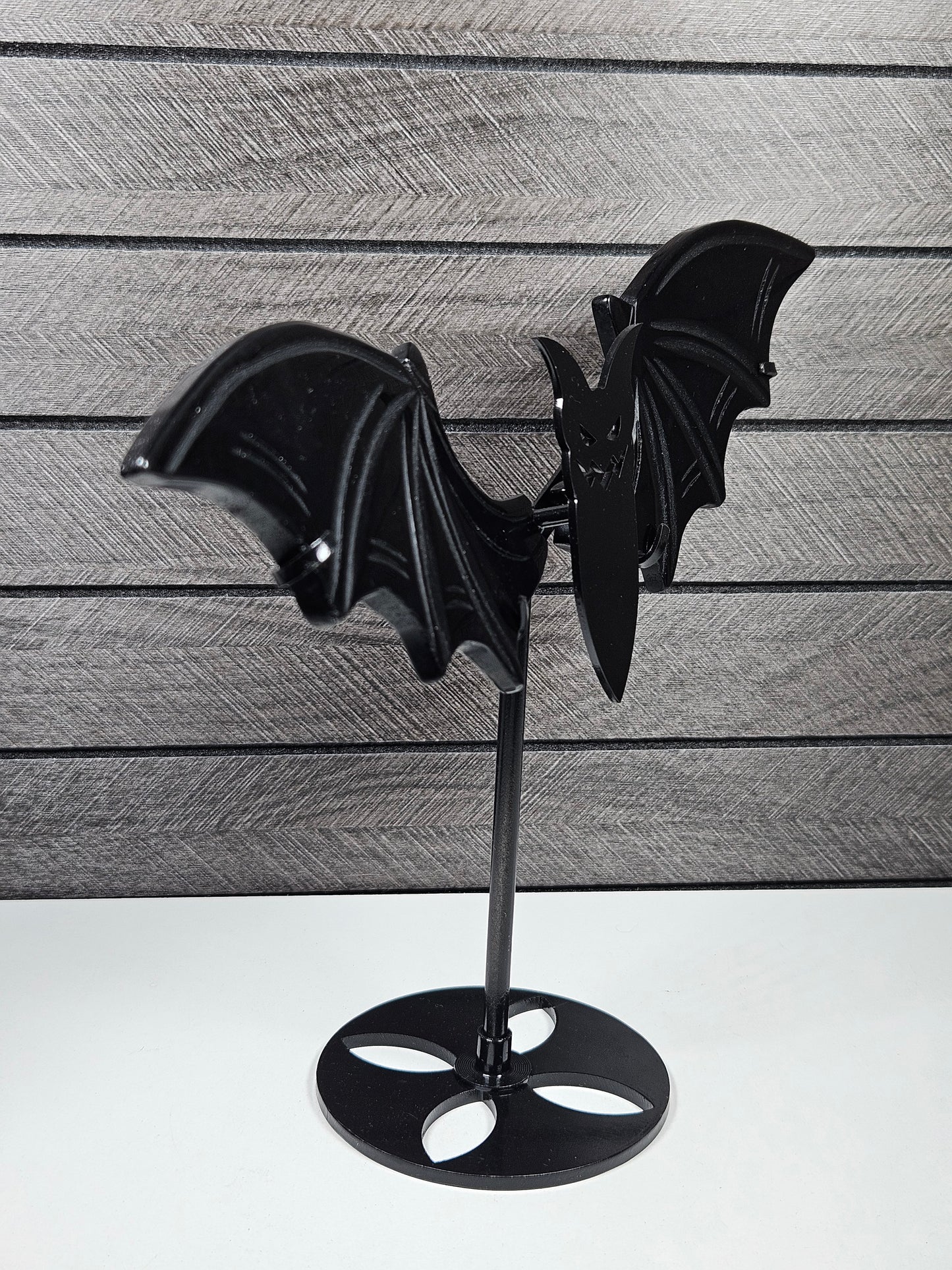 Zwarte obsidiaan vleermuis