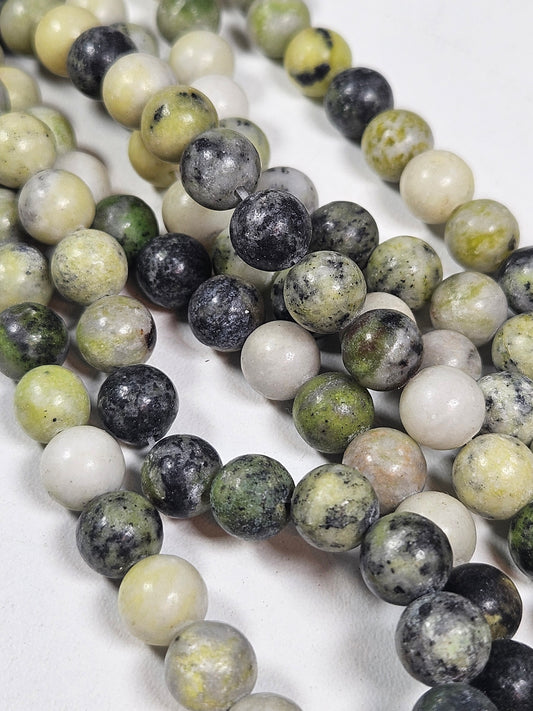 Serpentijn kralenstreng 8mm