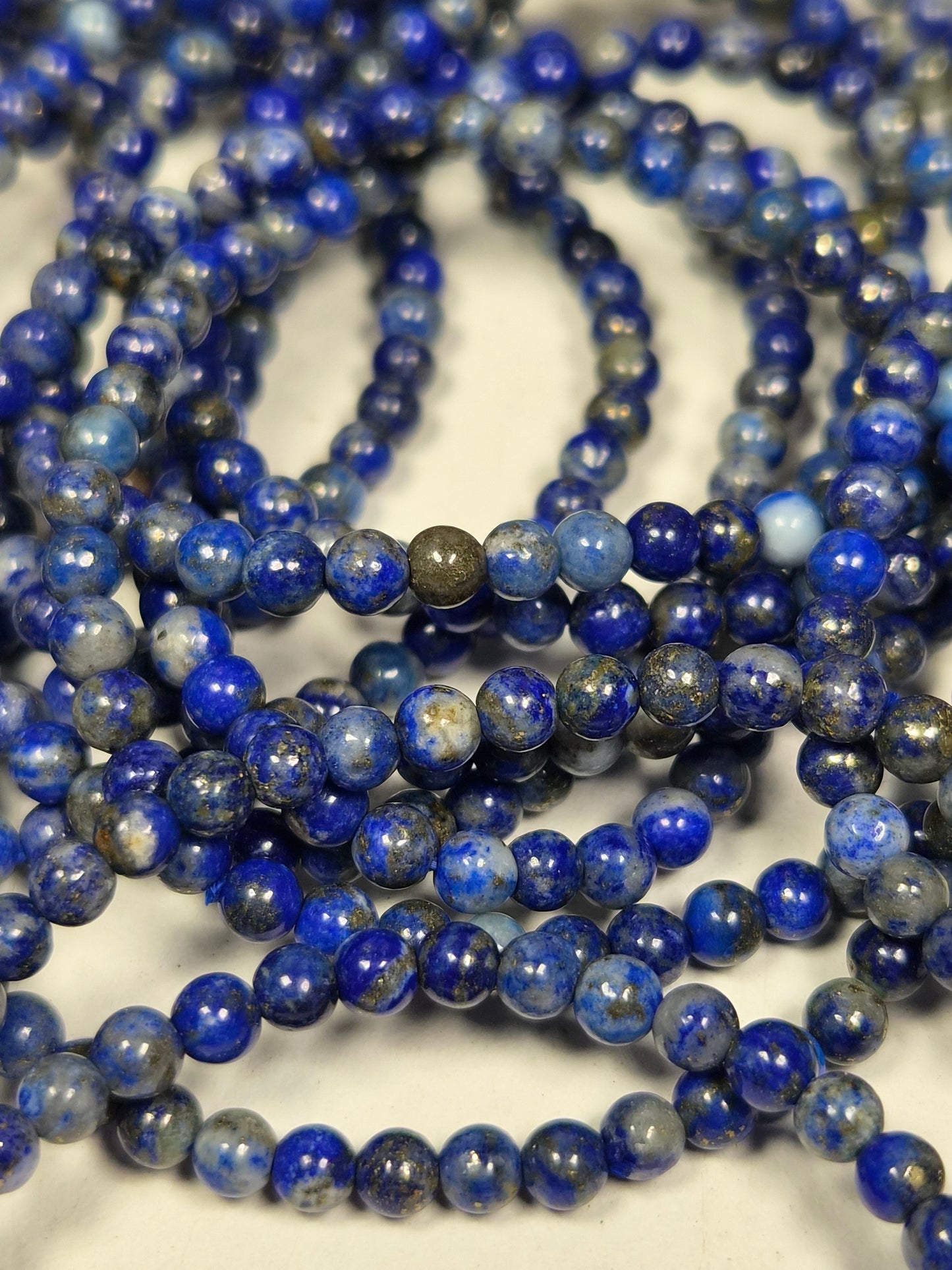 Lapis lazuli armband 4mm