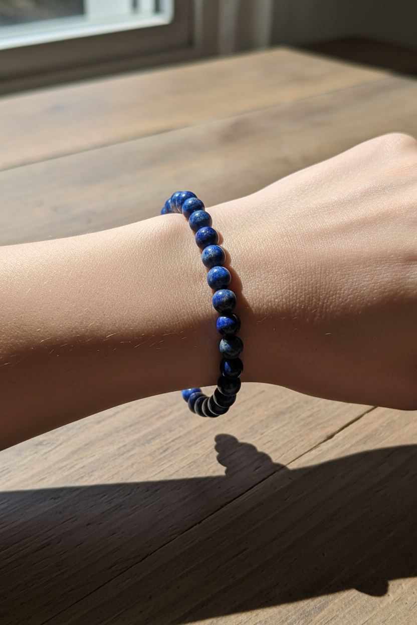 Lapis lazuli armband 4mm