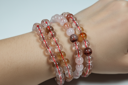 Vuurkwarts armband 6mm