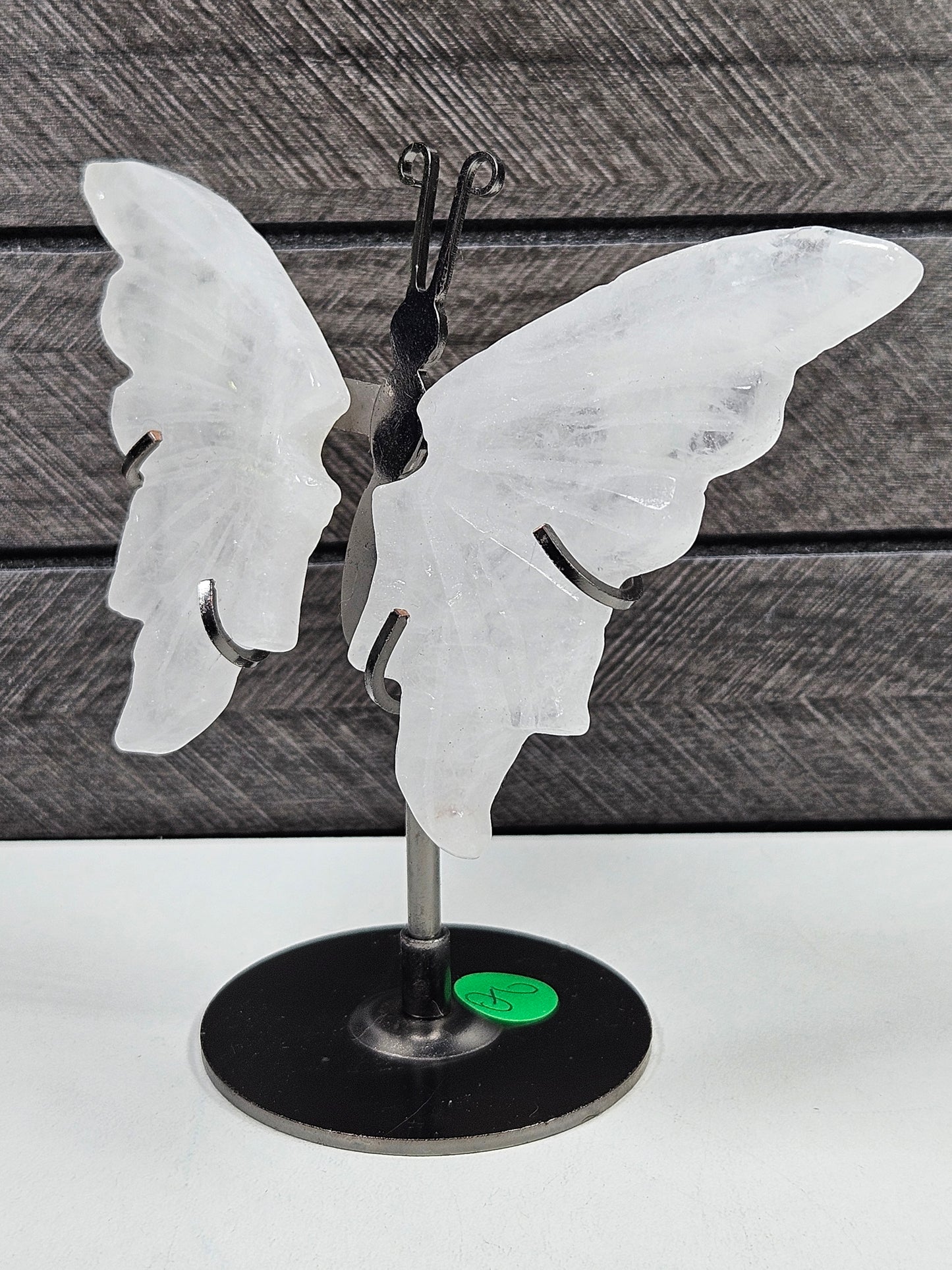 Bergkristal (melkkwarts) vlinder Q6