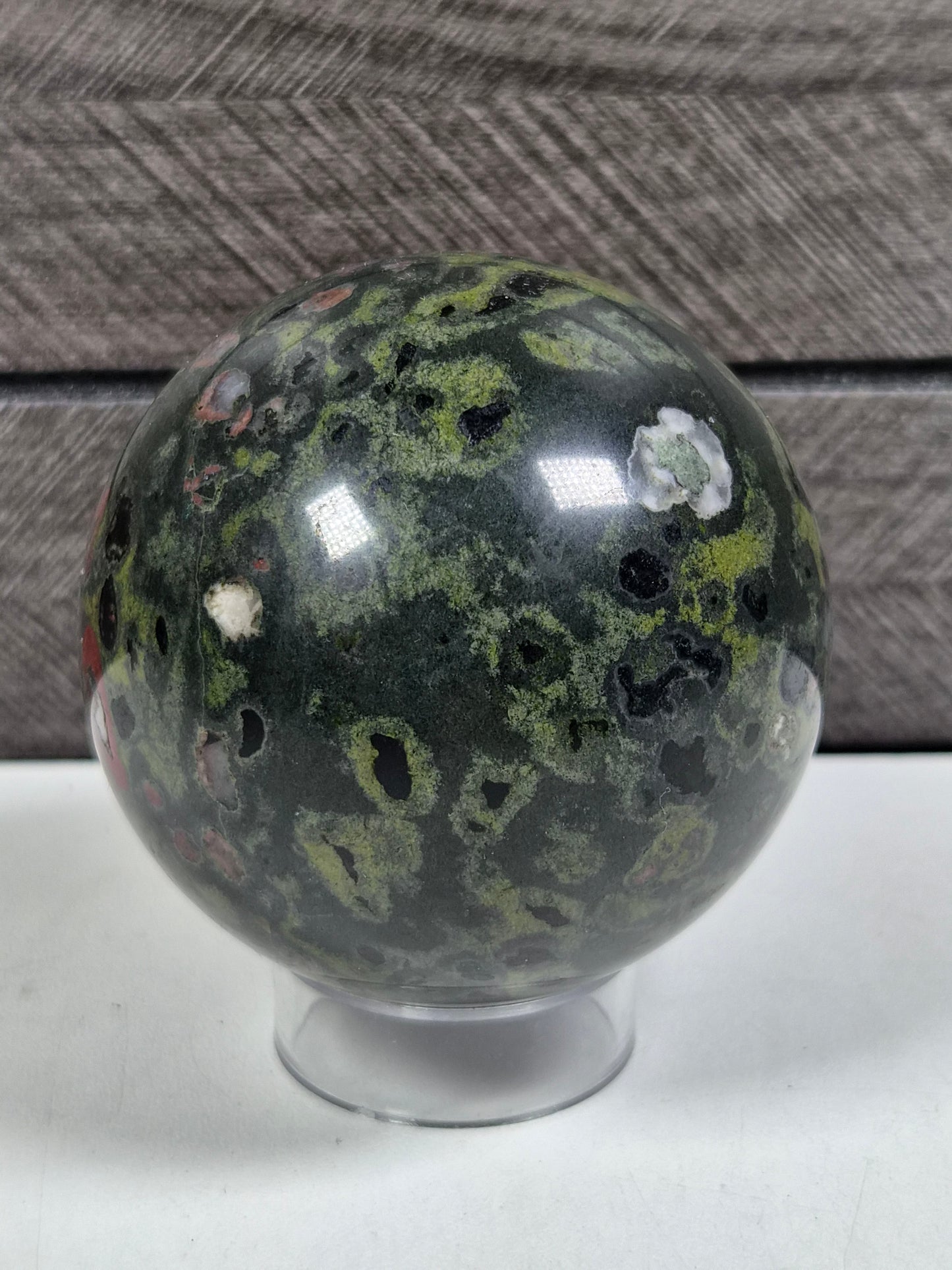 Pruimenbloesem Jaspis bol 360 gram