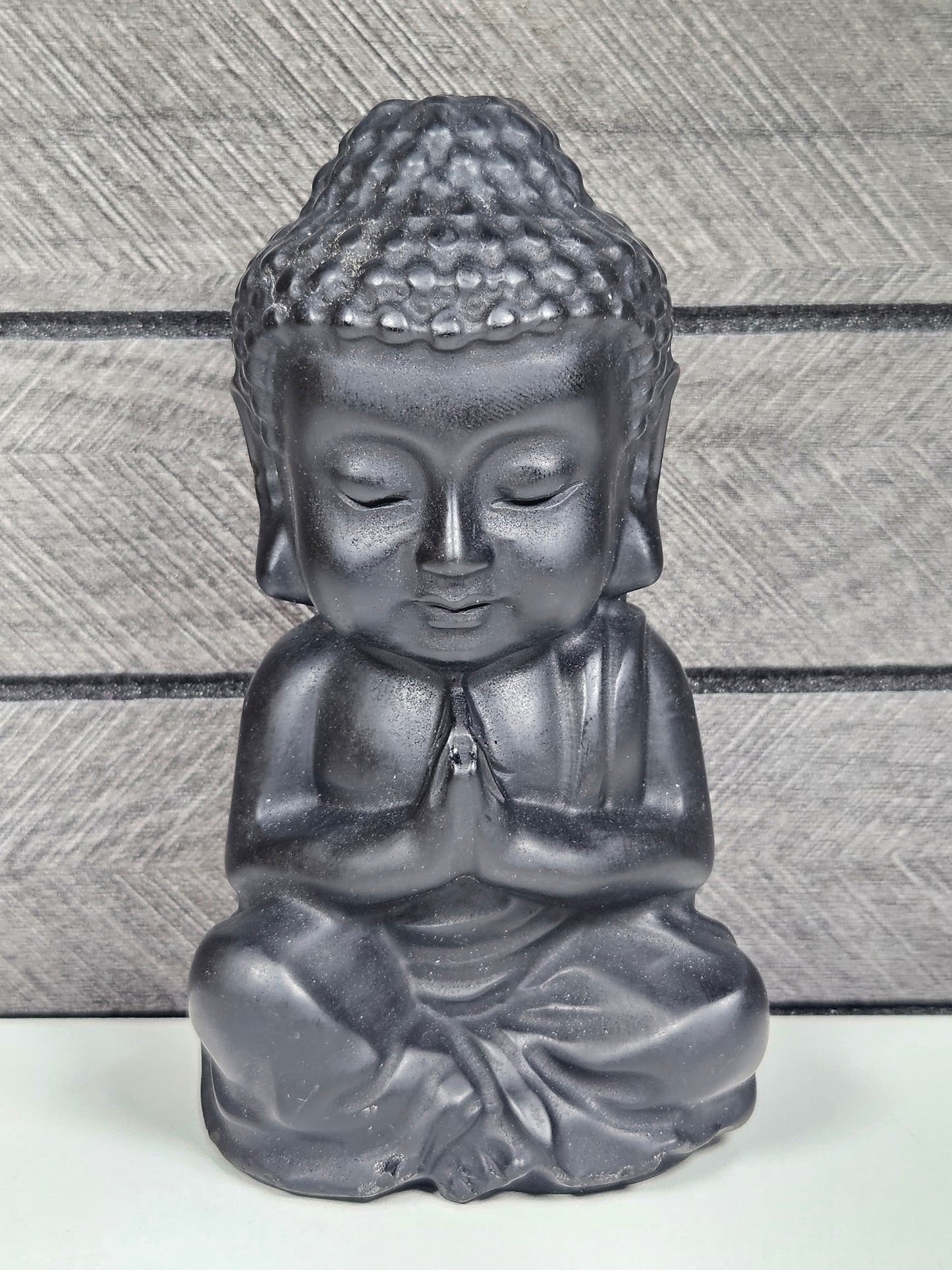 Zwarte Obsidiaan Buddha 380 gram
