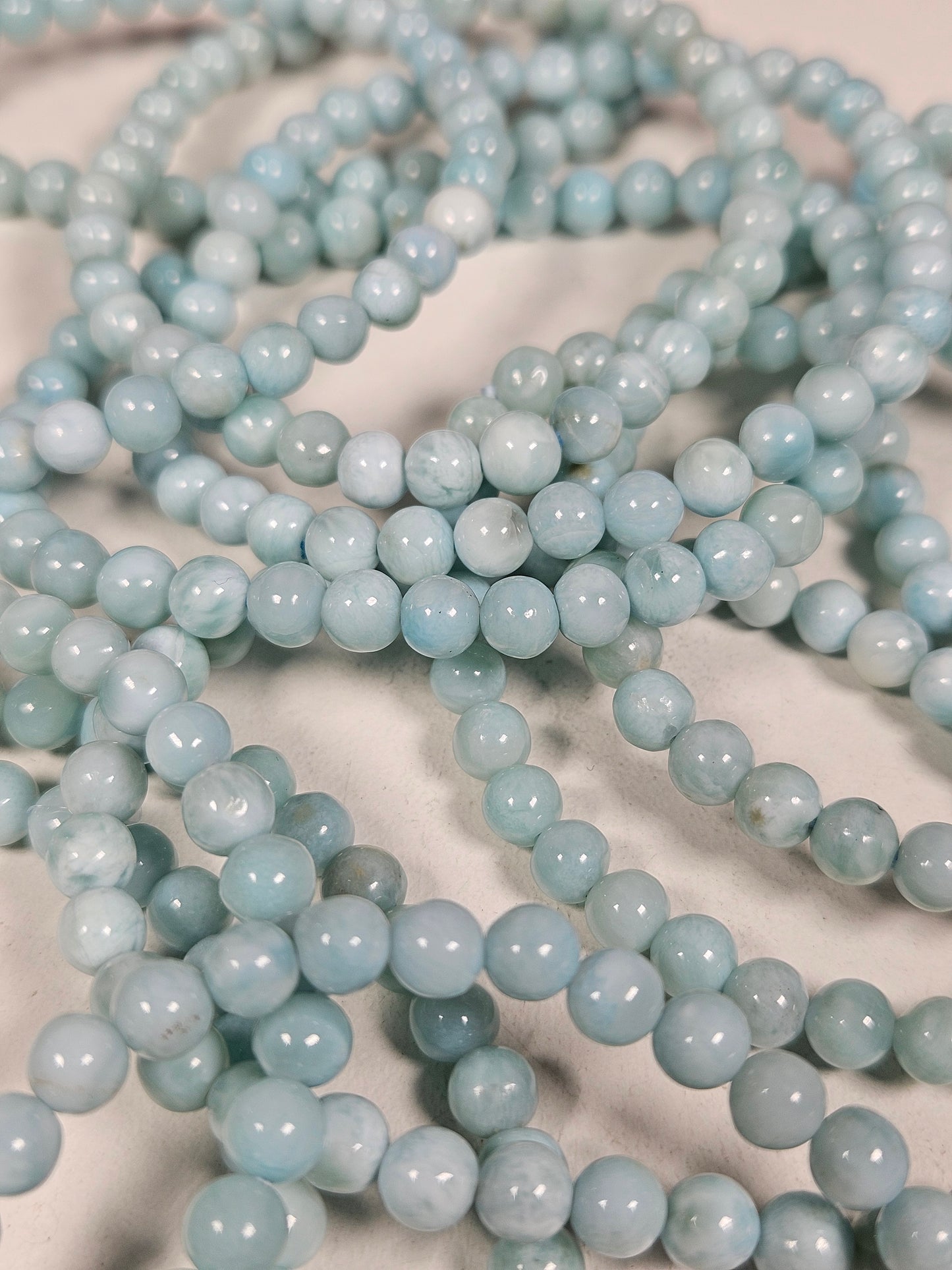 Larimar armband 5mm
