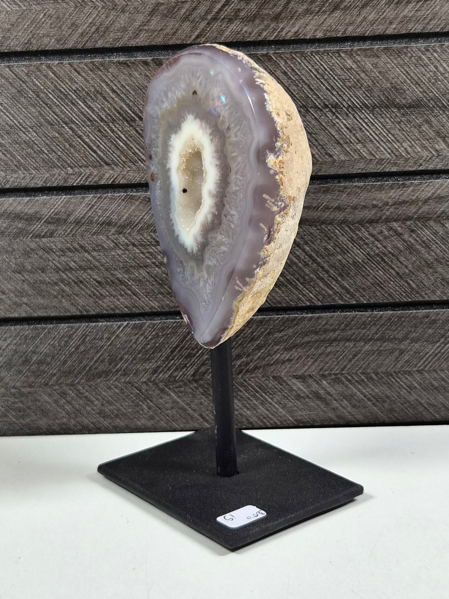 Agaat Geode op Standaard 350 gram