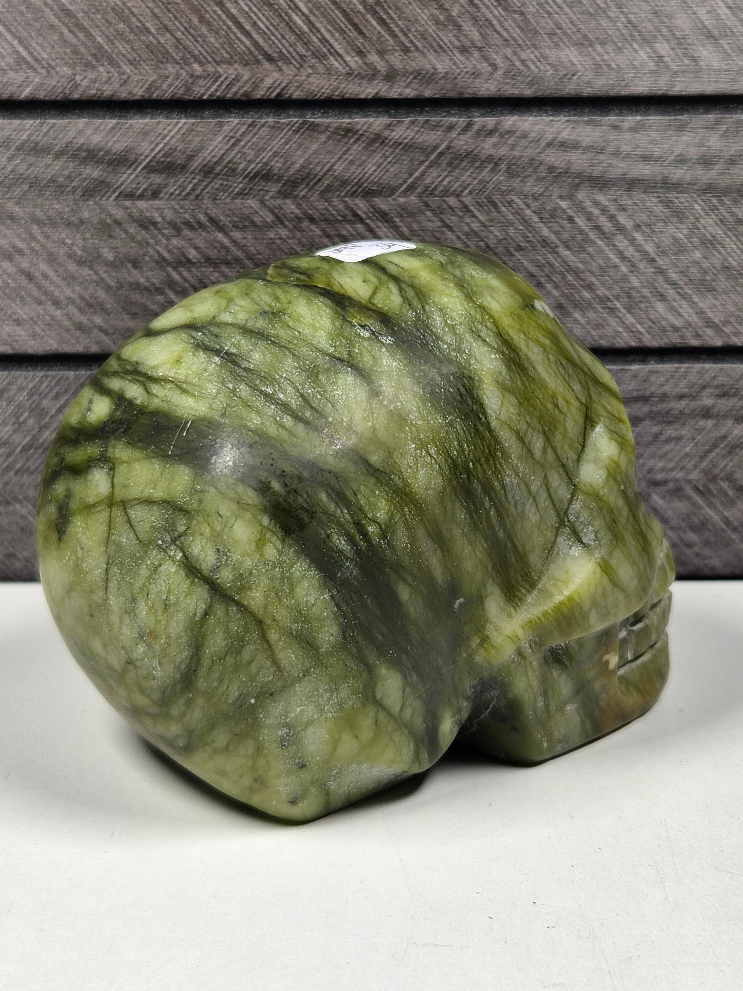 Groene Jade Schedel 748 gram
