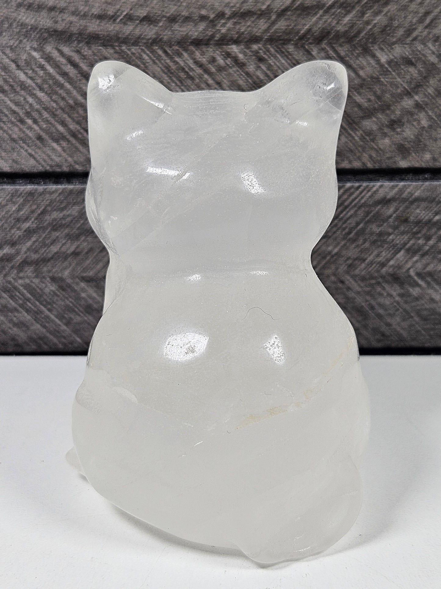 Bergkristal Zittende Kat