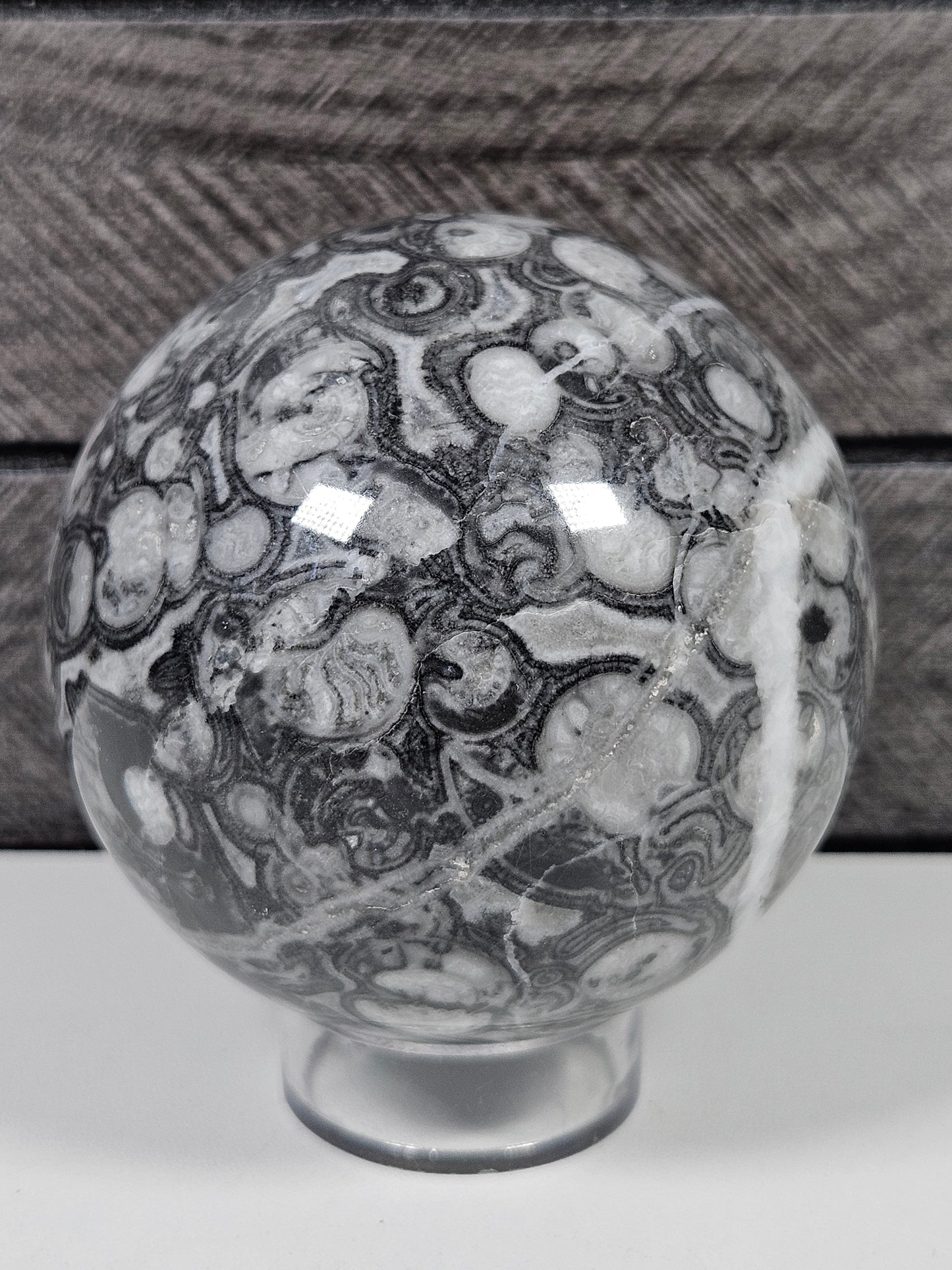 Fossiel Jaspis bol 442 gram