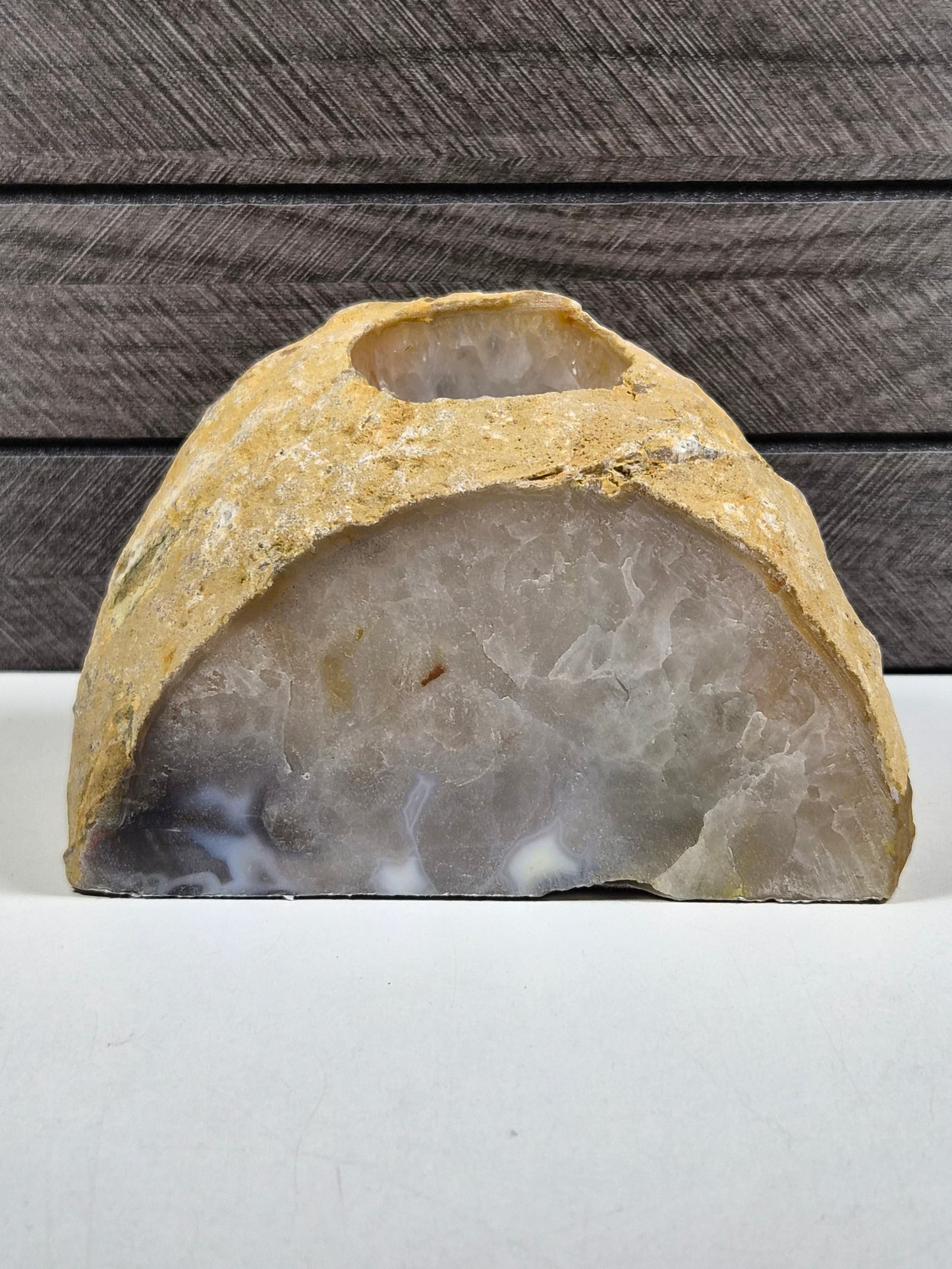 Agaat Waxinelichthouder 920 gram