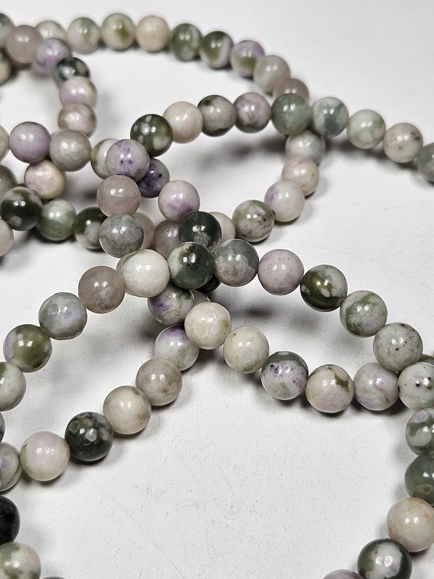 Peace Jade armband 6mm