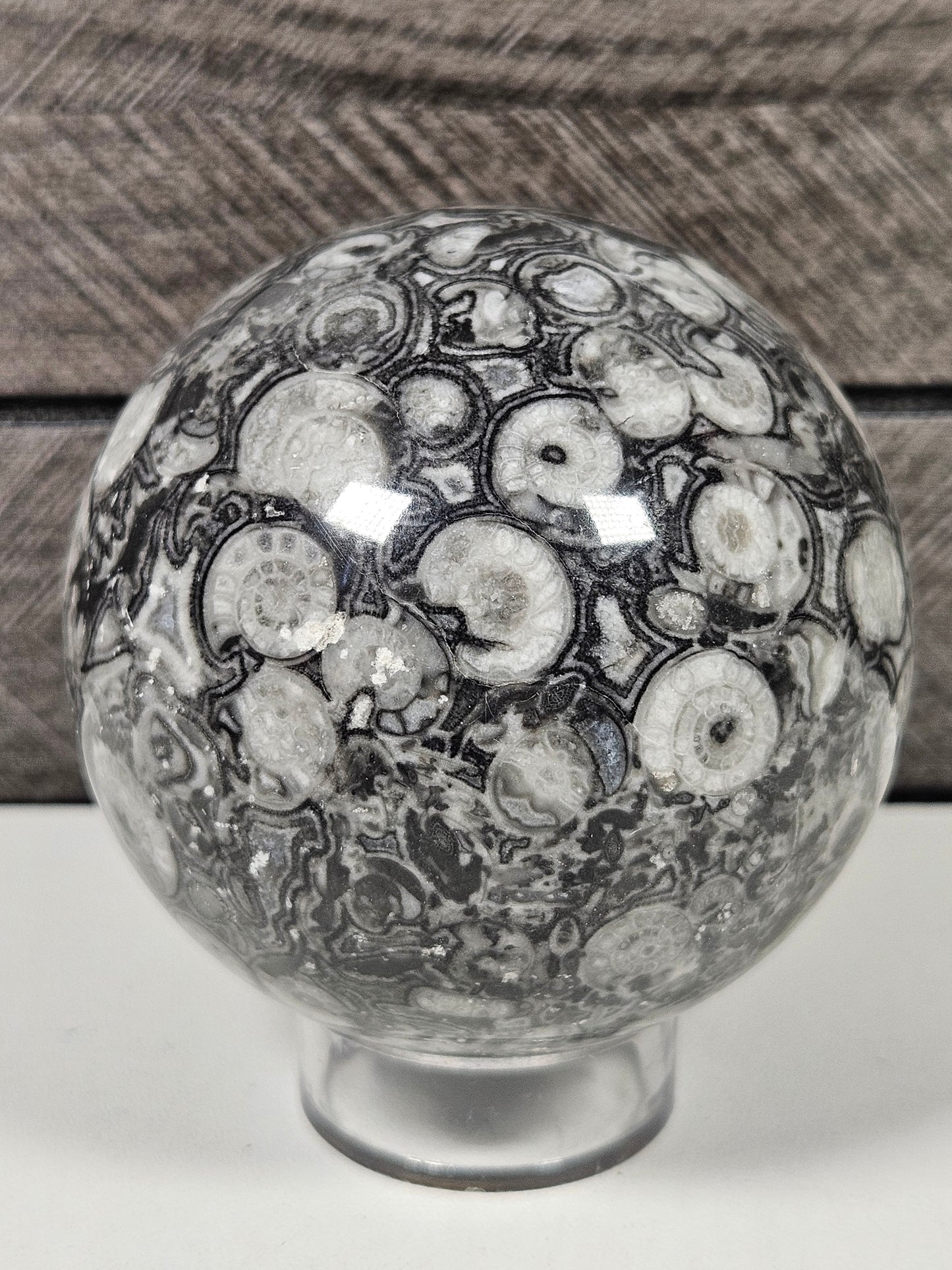 Fossiel jaspis bol 408 gram
