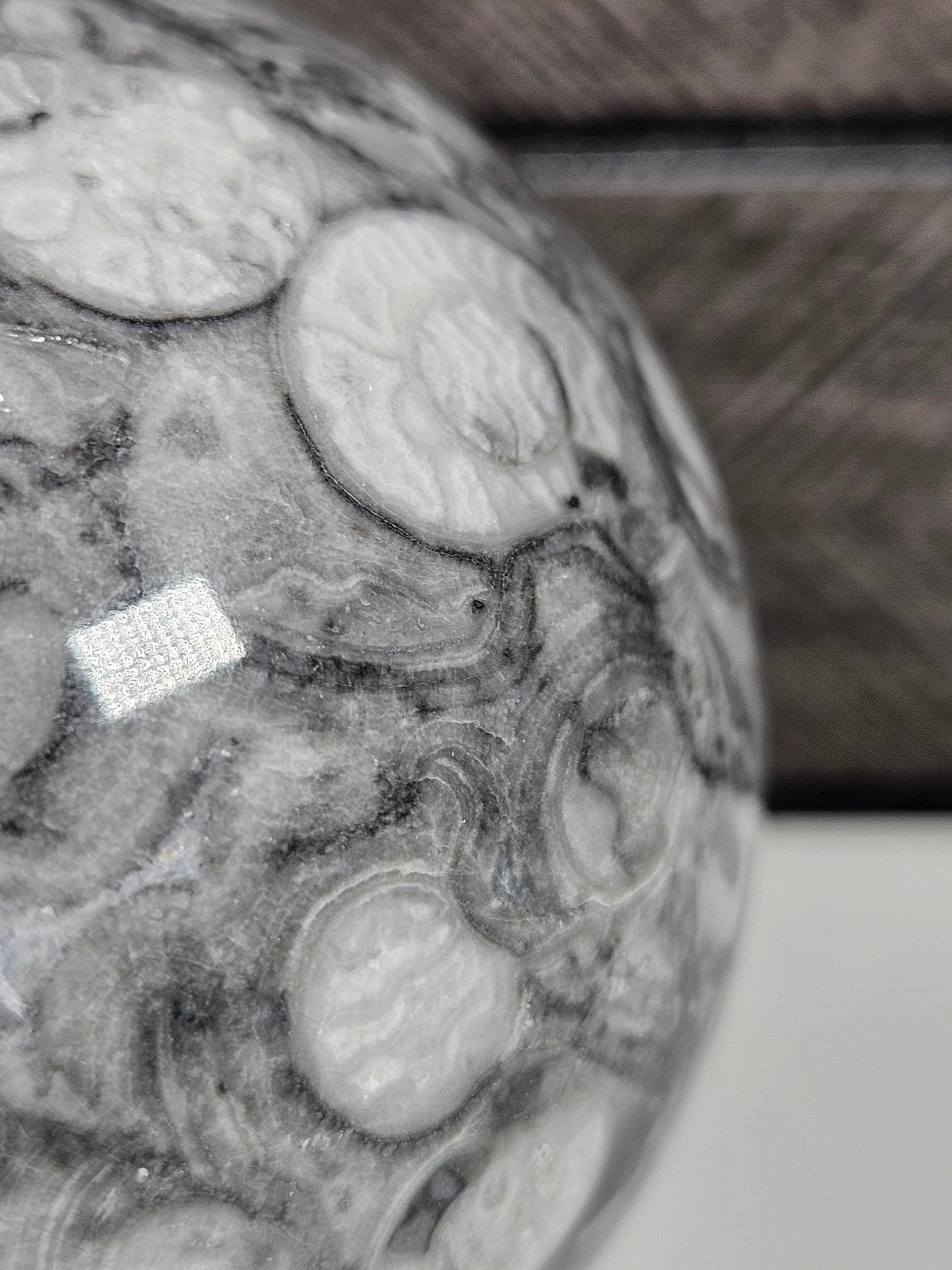 Fossiel Jaspis bol 362 gram