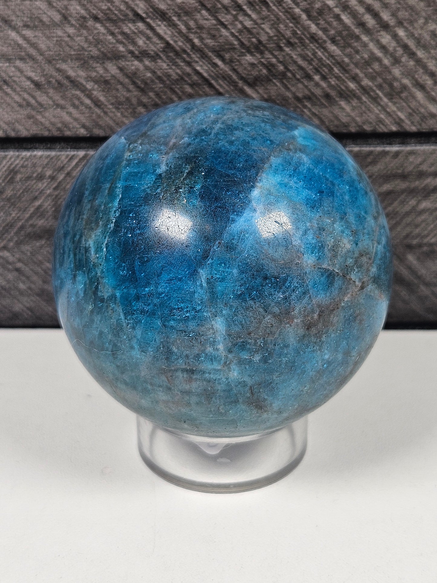 Blauwe apatiet bol 330 gram