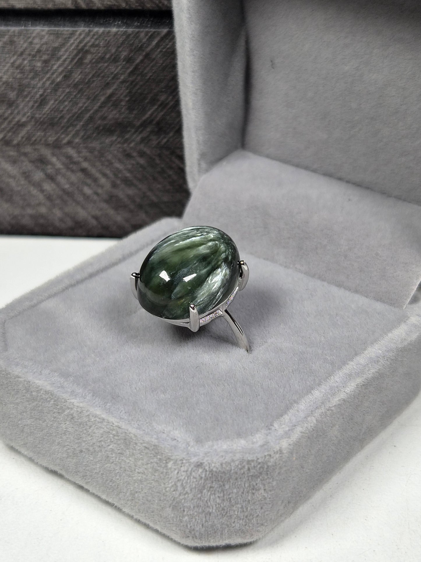 Serafiniet s925 (zilver) verstelbare ring nr14
