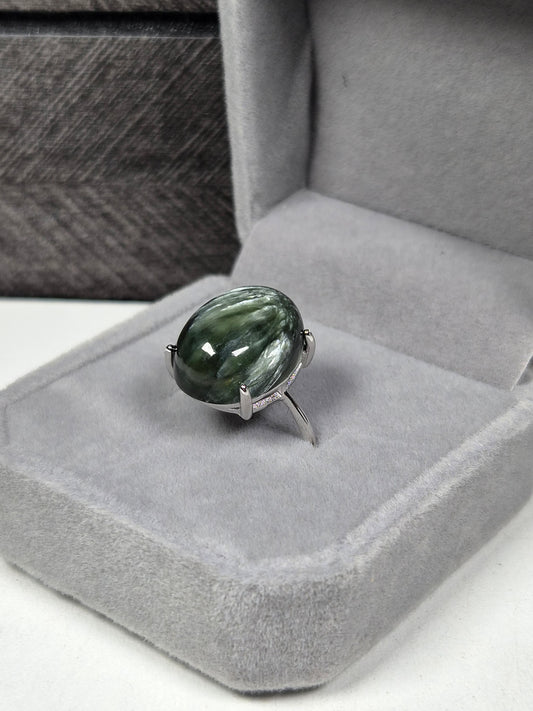 Serafiniet s925 (zilver) verstelbare ring nr14