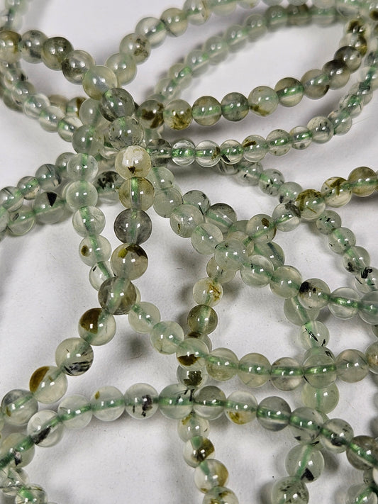 Prehniet armband 4mm