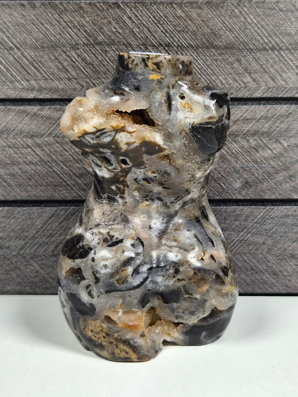 Chalcedoon mix Curvy Lady 506 gram