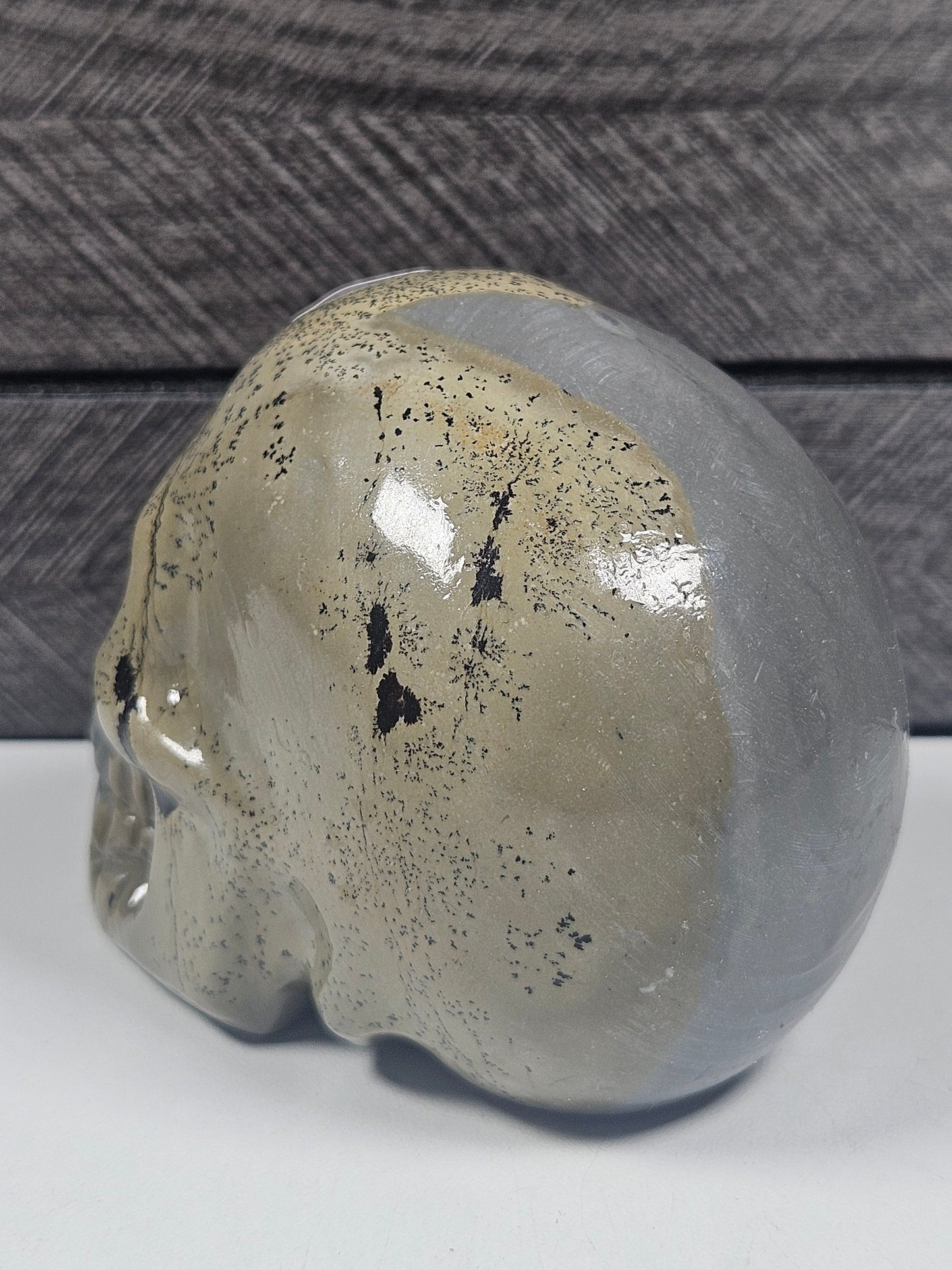 Landschap Jaspis Schedel 460 gram