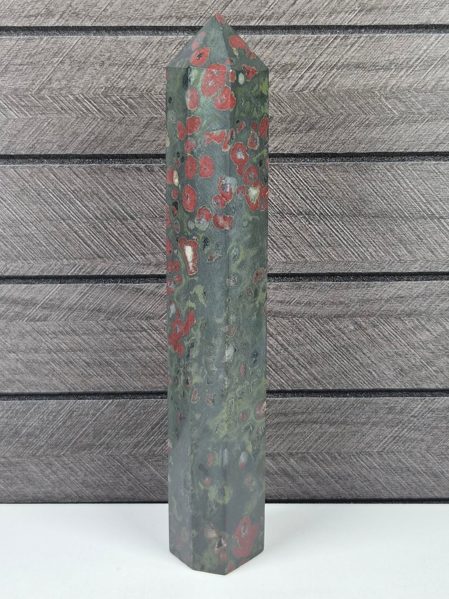 Pruimenbloesem Jaspis toren 318 gram