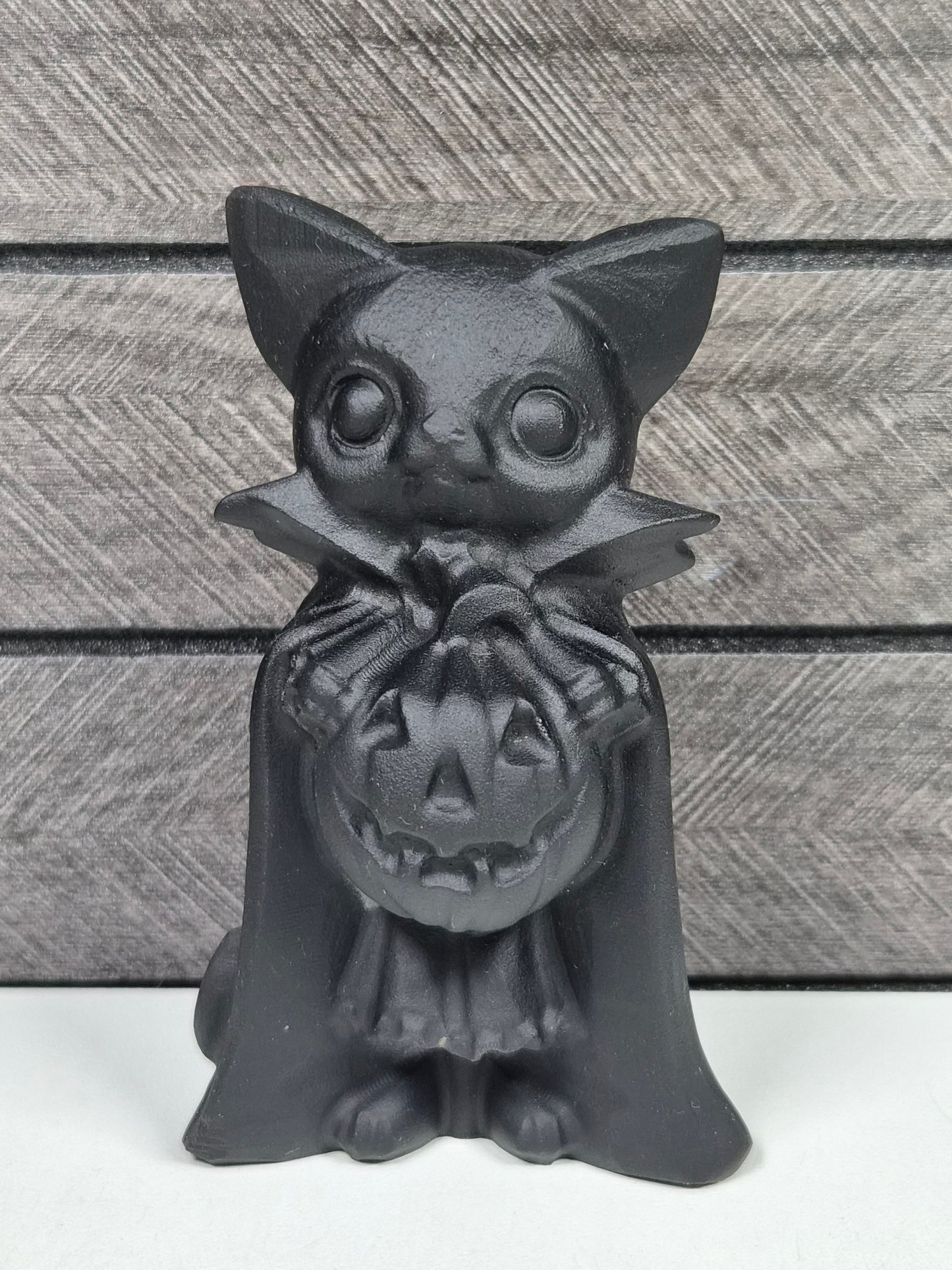 Obsidiaan Dracula Kat met Pompoen