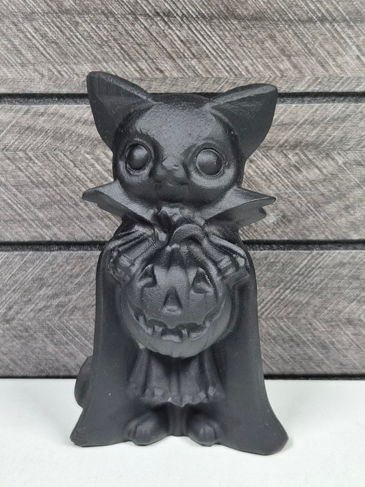 Obsidiaan Dracula Kat met Pompoen