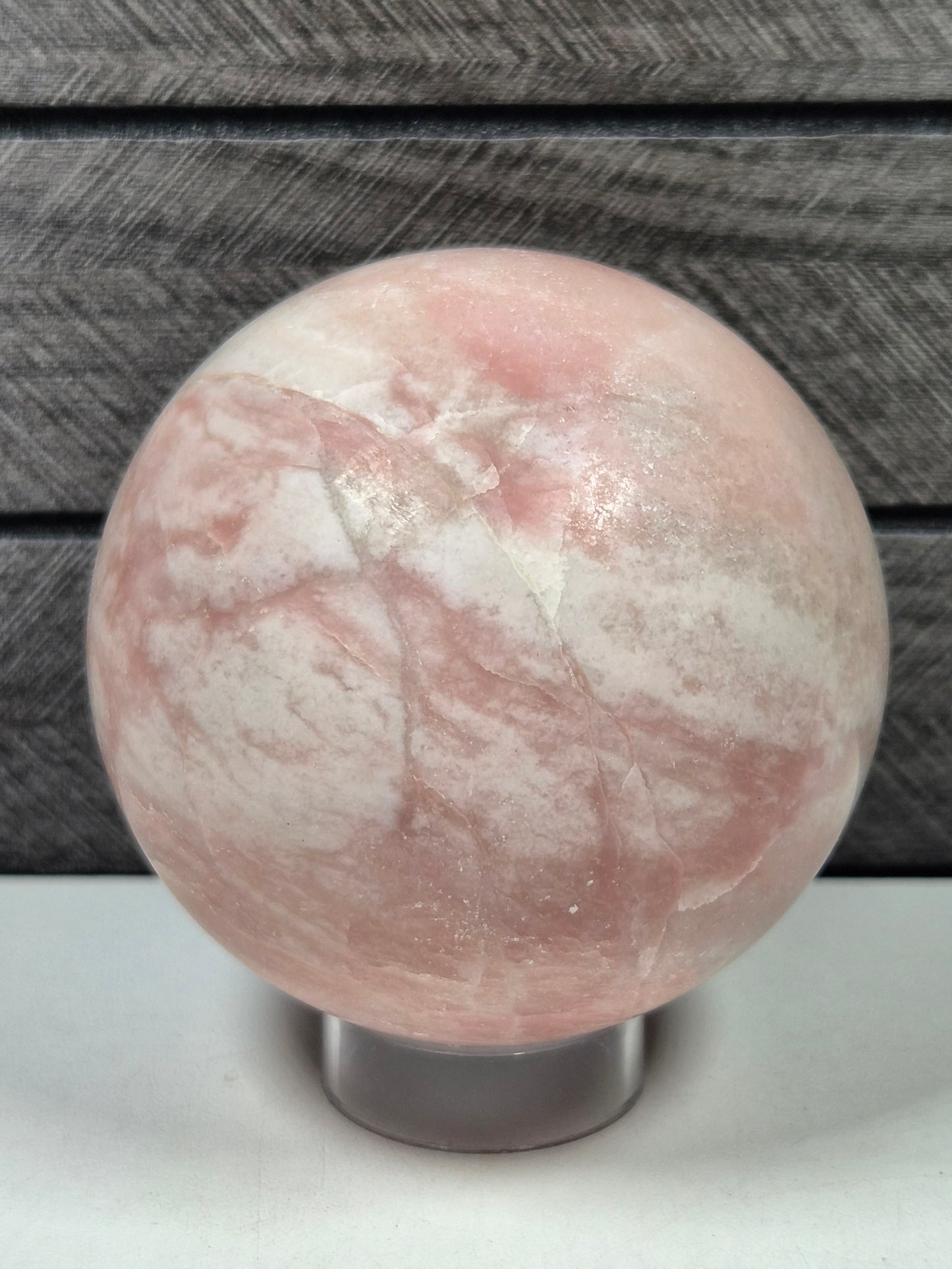 Roze Opaal bol 580 gram