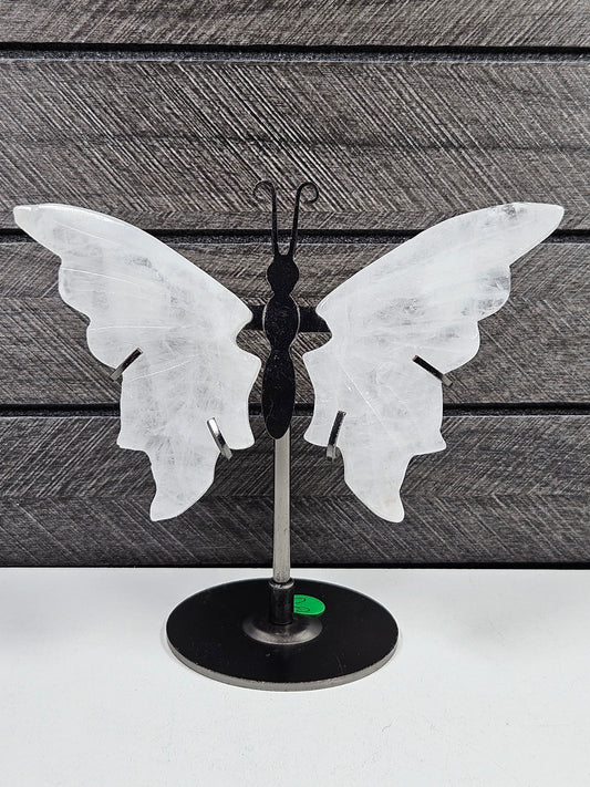 Bergkristal (melkkwarts) vlinder Q6