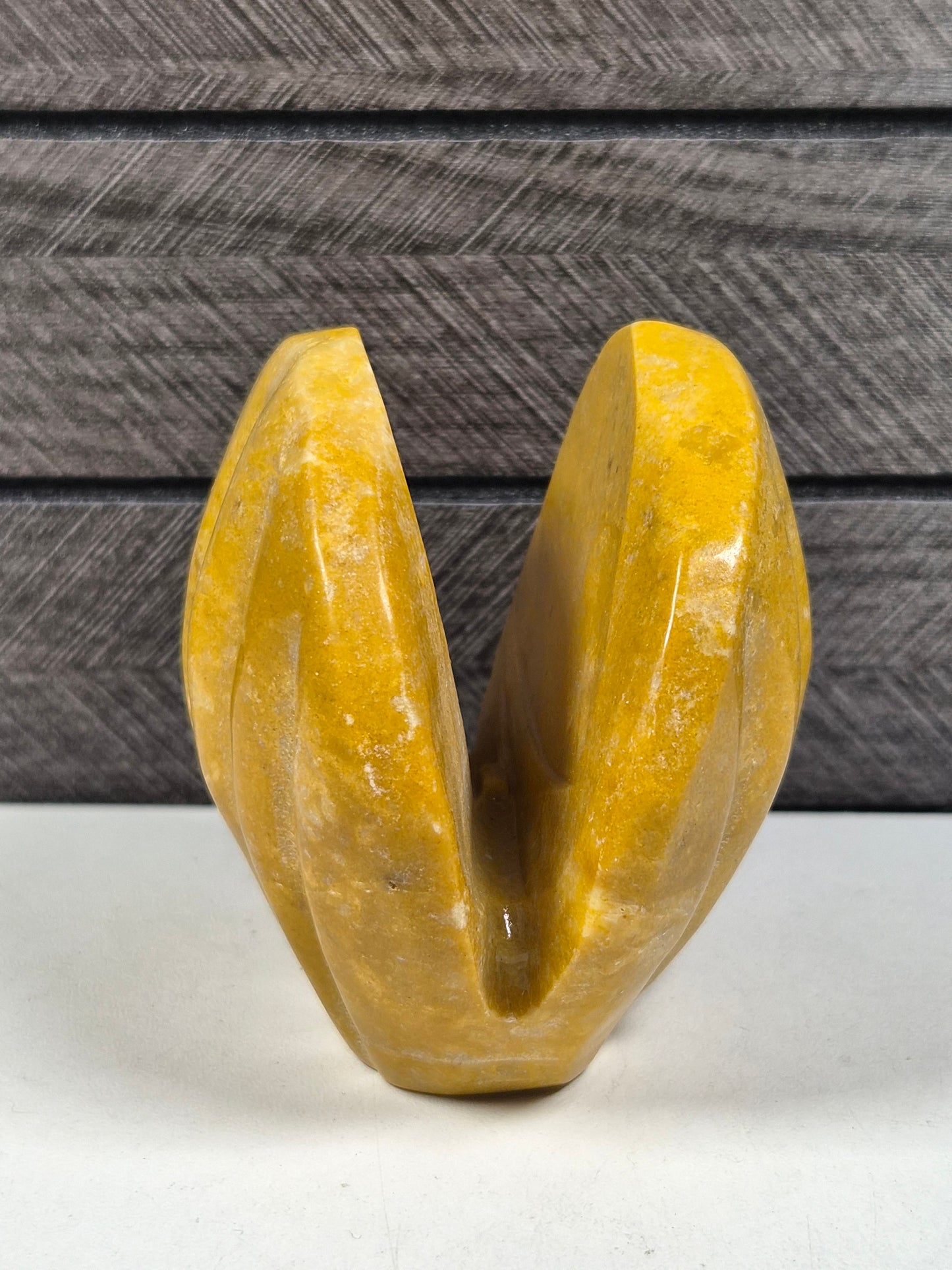 Gele Jaspis Schelp 435 gram