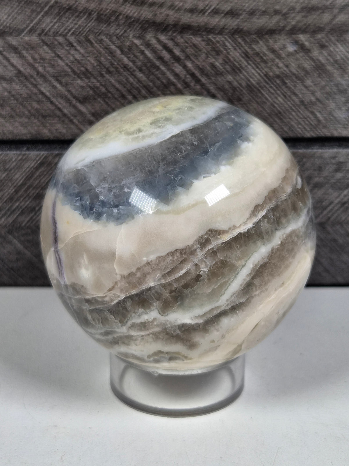 Fluoriet en Calciet bol 336 gram