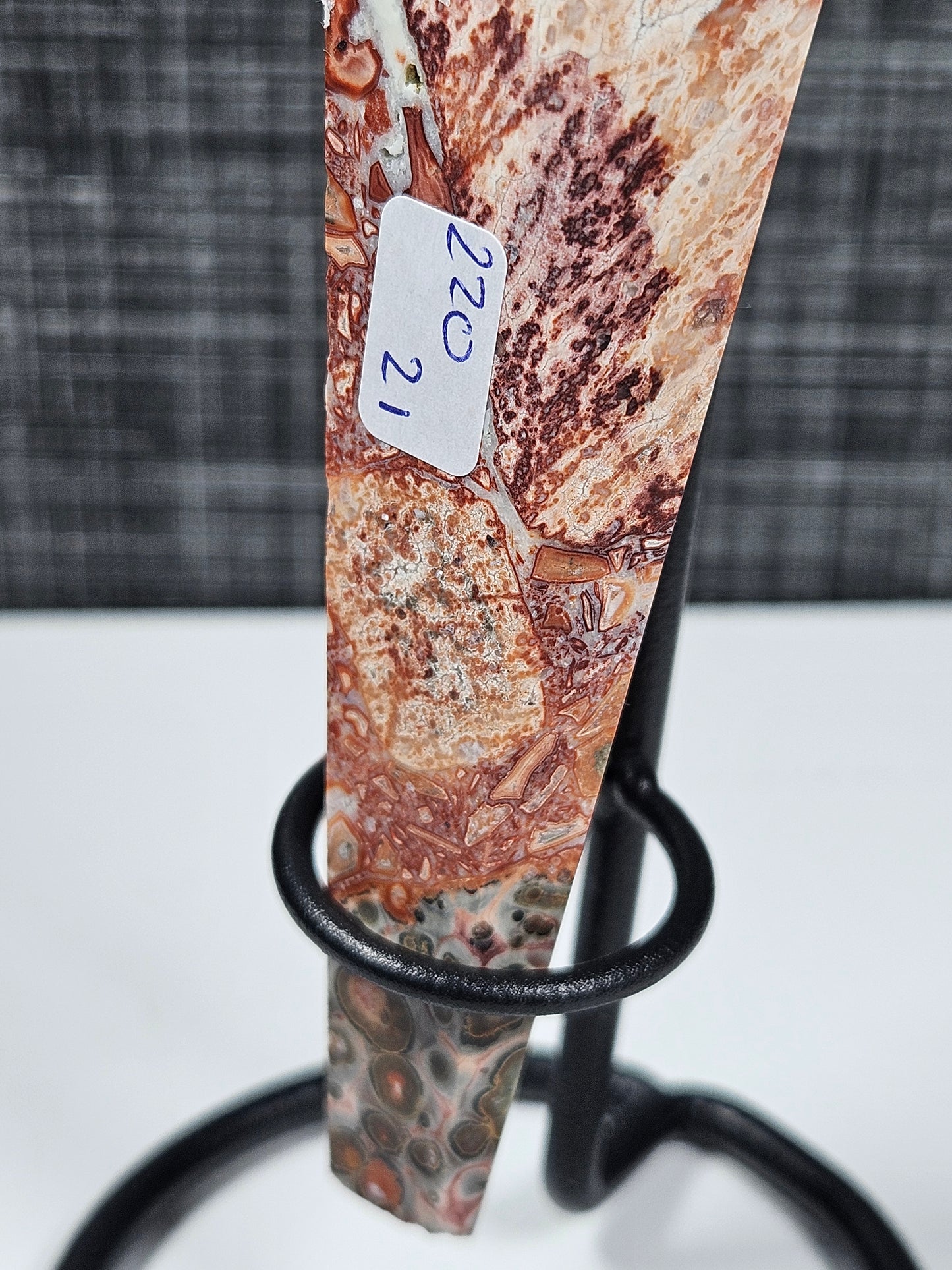 Luipaard jaspis scepter 220 gram