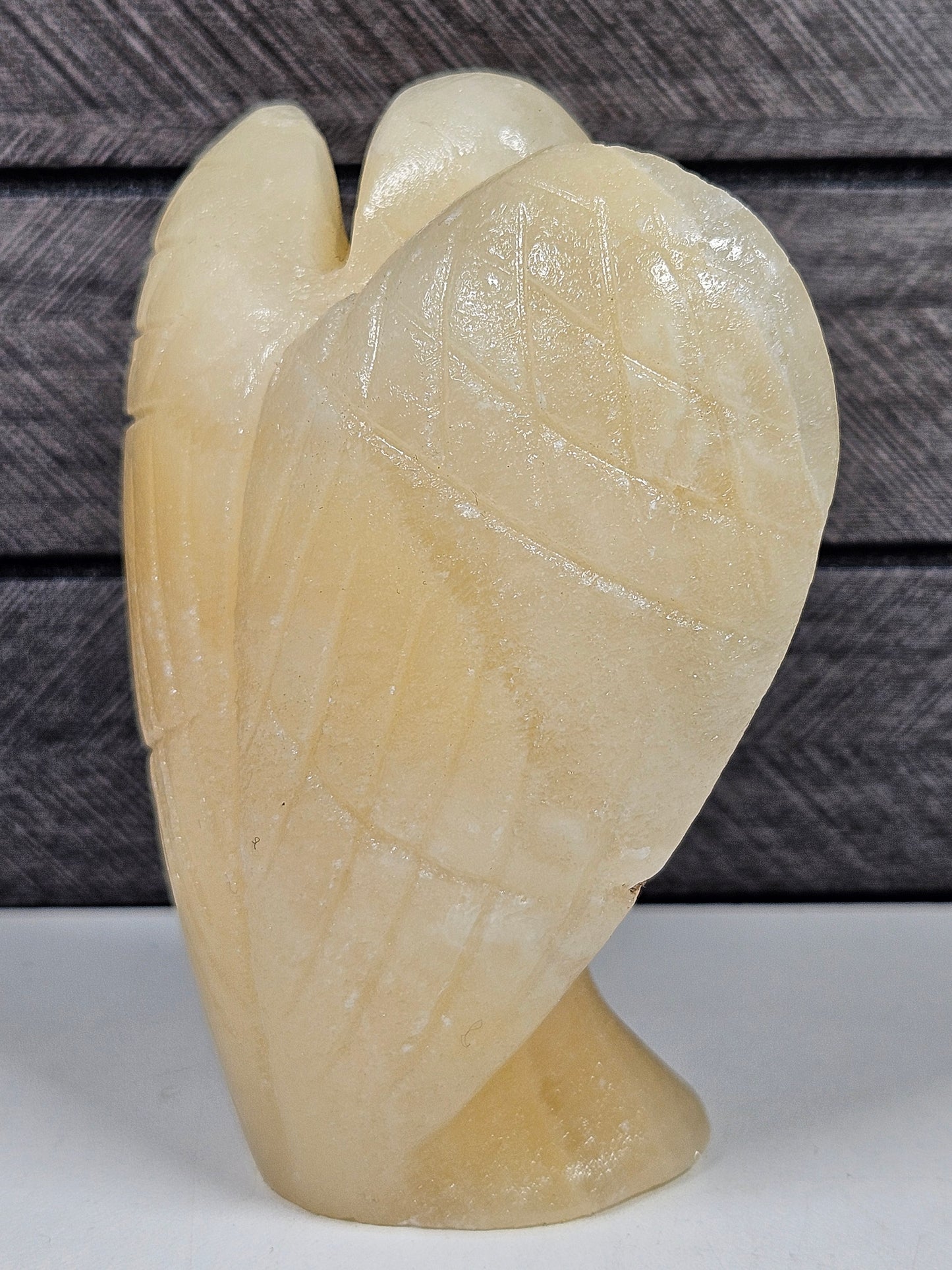 Gelber Jadeengel 413 Gramm