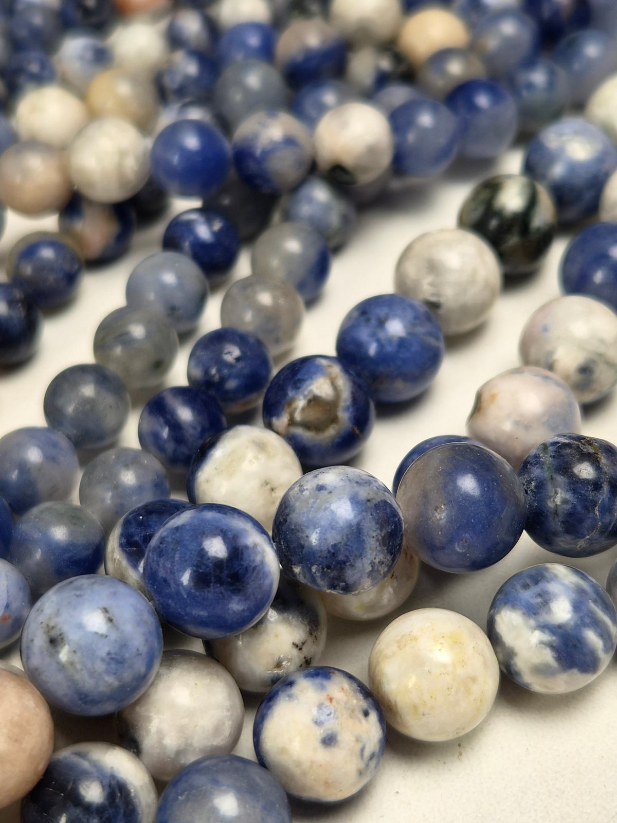 Sodaliet Mix Kralenstreng 4mm