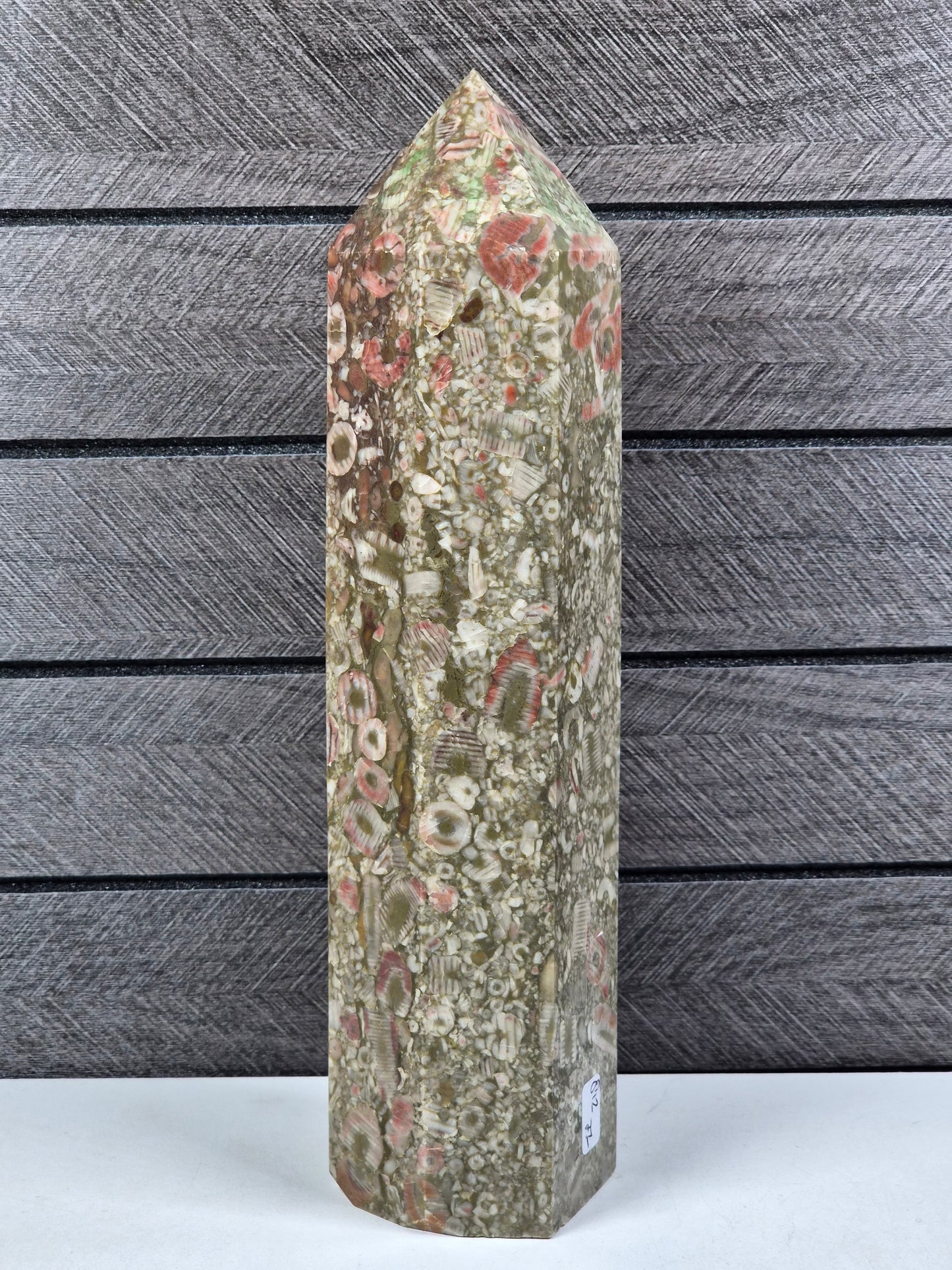 Fossiel Jaspis Toren 812 gram