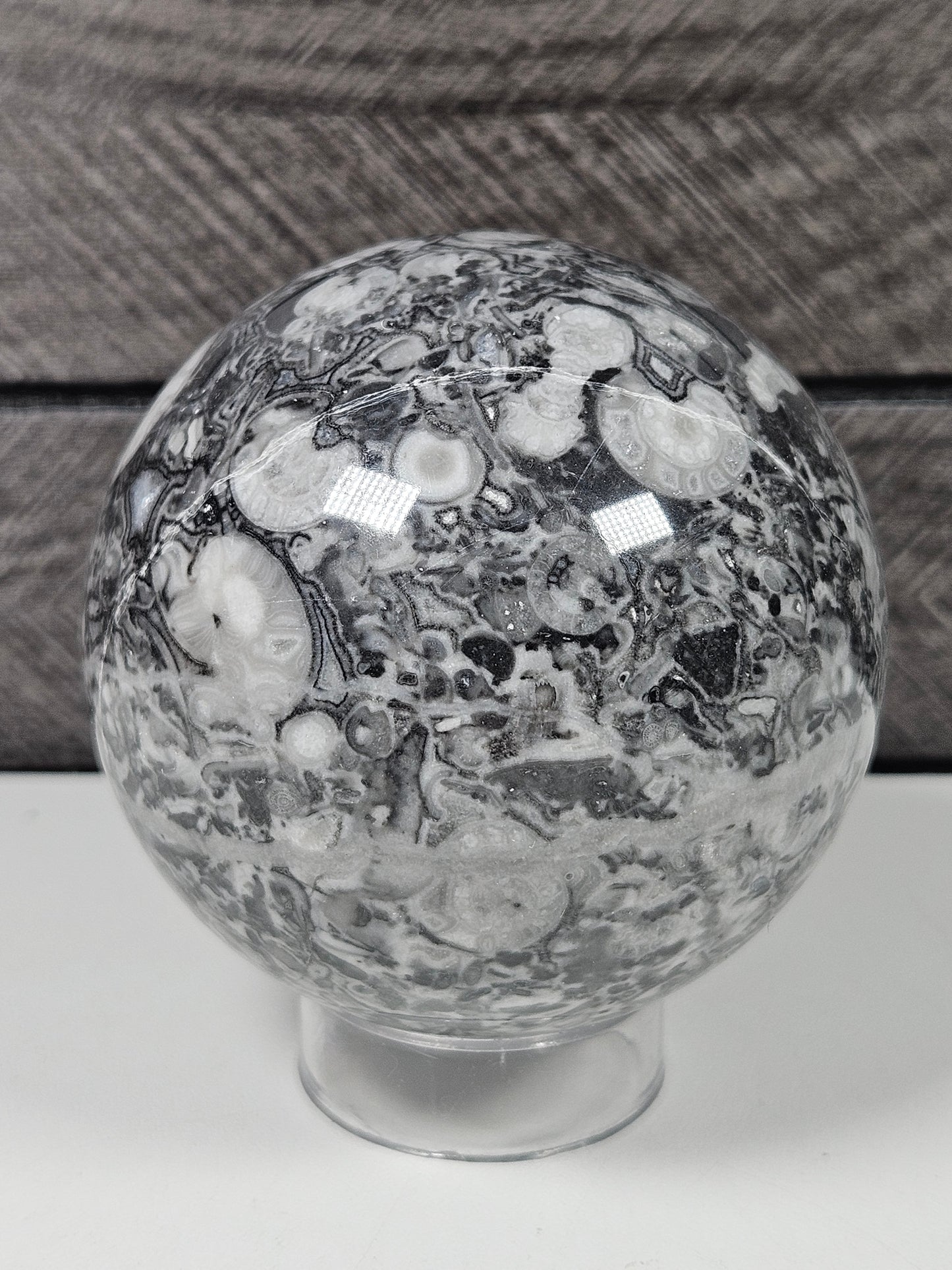 Fossiel Jaspis bol 396 gram