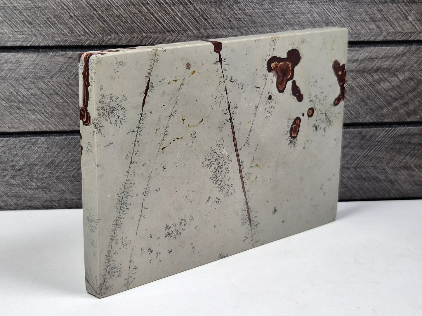 Vlekken Jaspis slab 420 gram