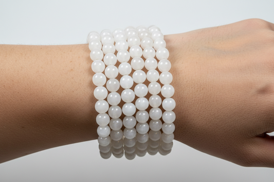 Melkkwarts armband 10mm