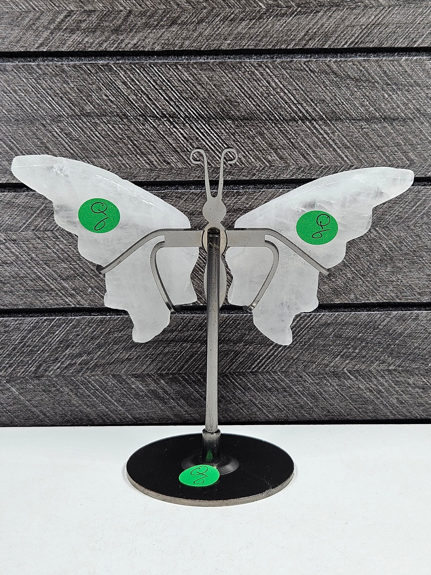 Bergkristal (melkkwarts) vlinder Q6