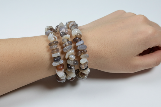 Botswana agaat split armband