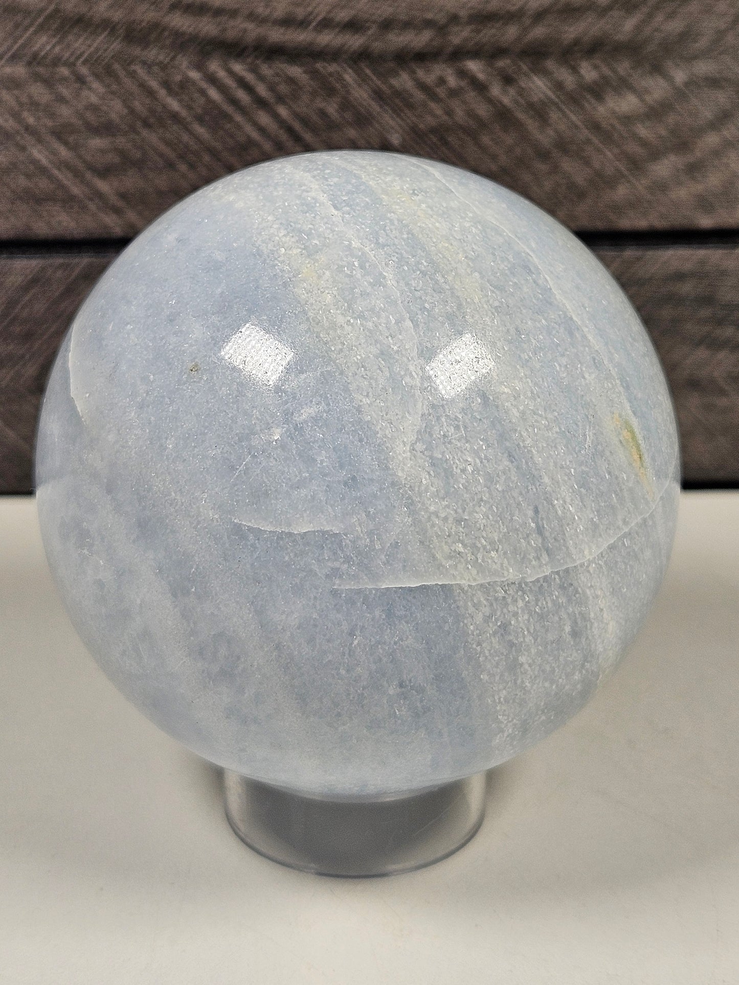 Blauwe calciet bol 558 gram
