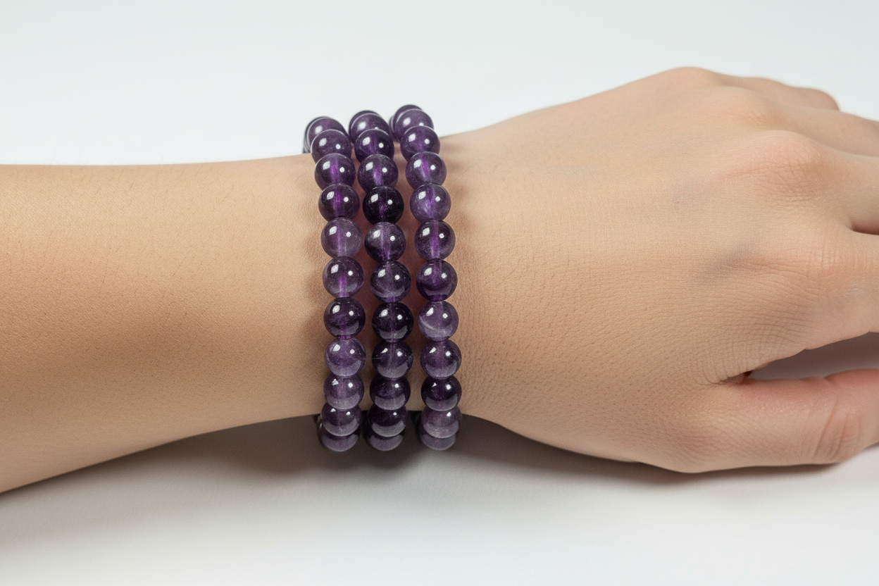 Amethist armband 6mm