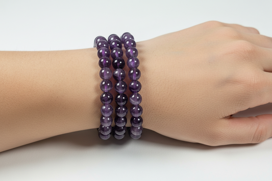 Amethist armband 6mm