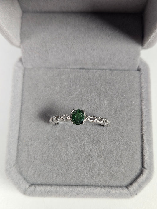 Dioptaas s925(zilver) verstelbare ring nr64