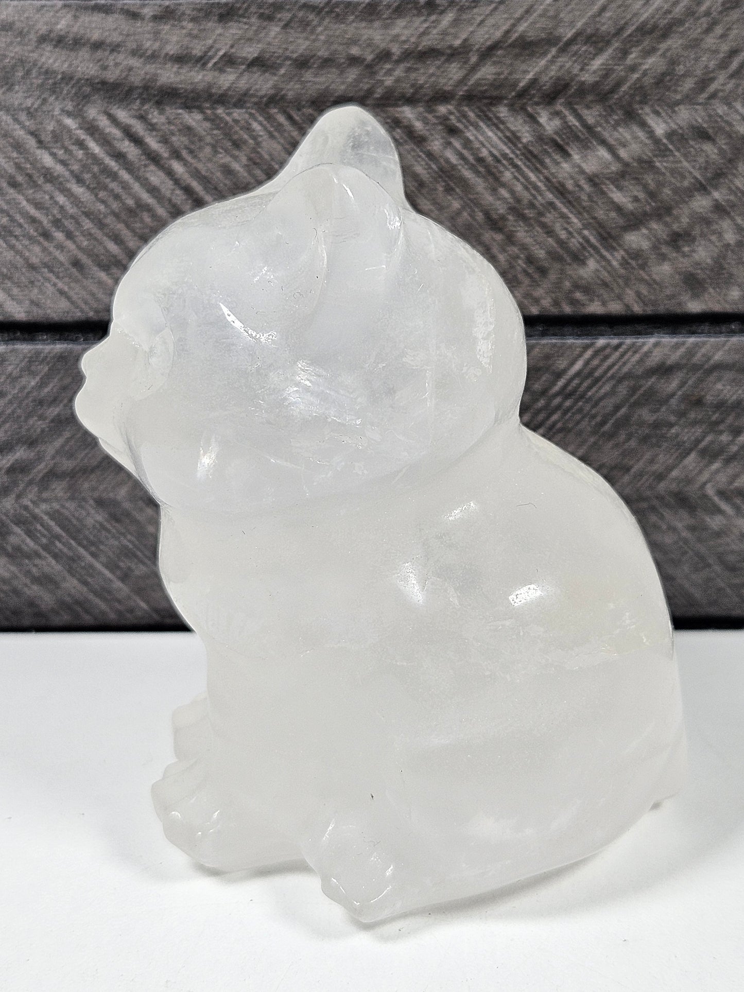 Bergkristal Zittende Kat