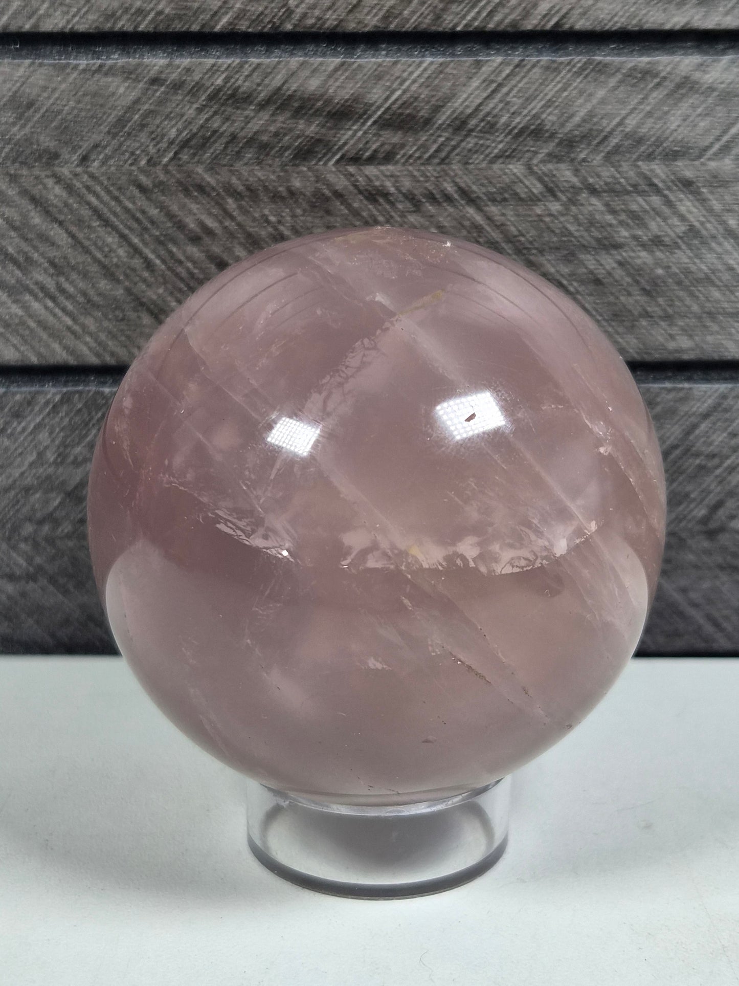 Rozenkwarts met Starflash bol 388 gram