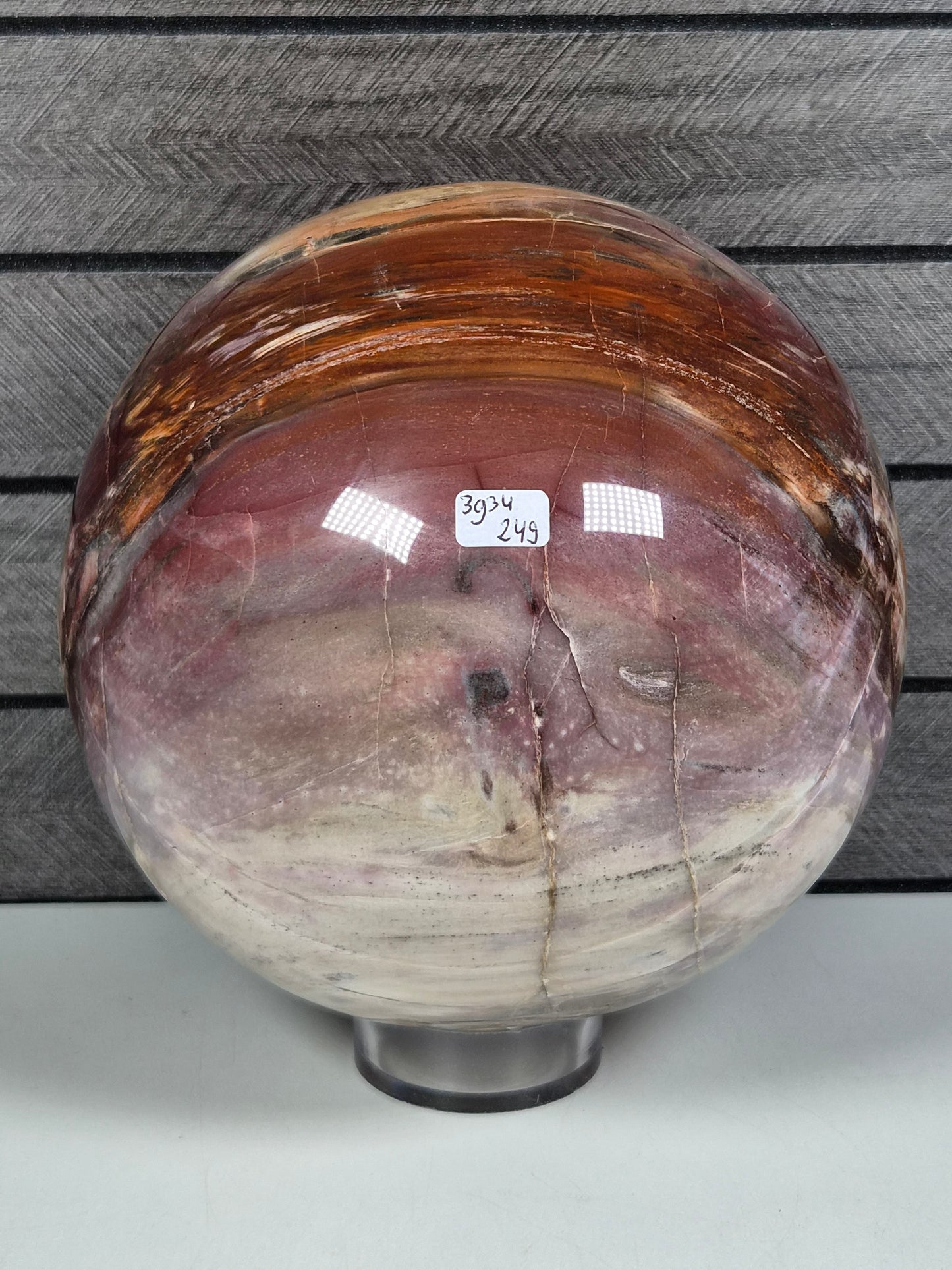 Versteend Hout bol 3934 gram