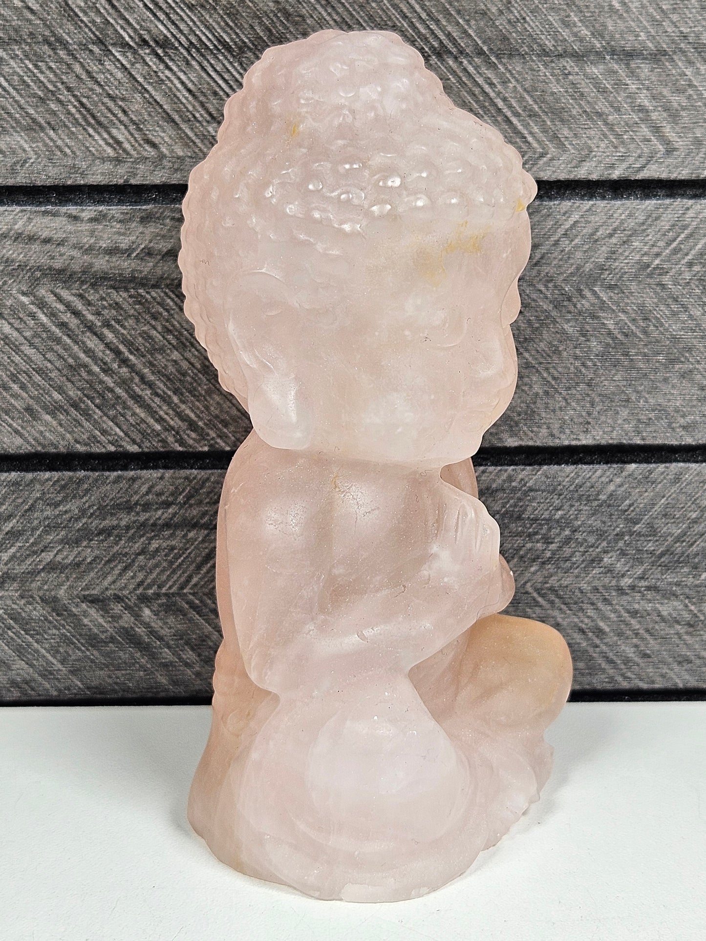 Rozenkwarts Buddha 440 gram