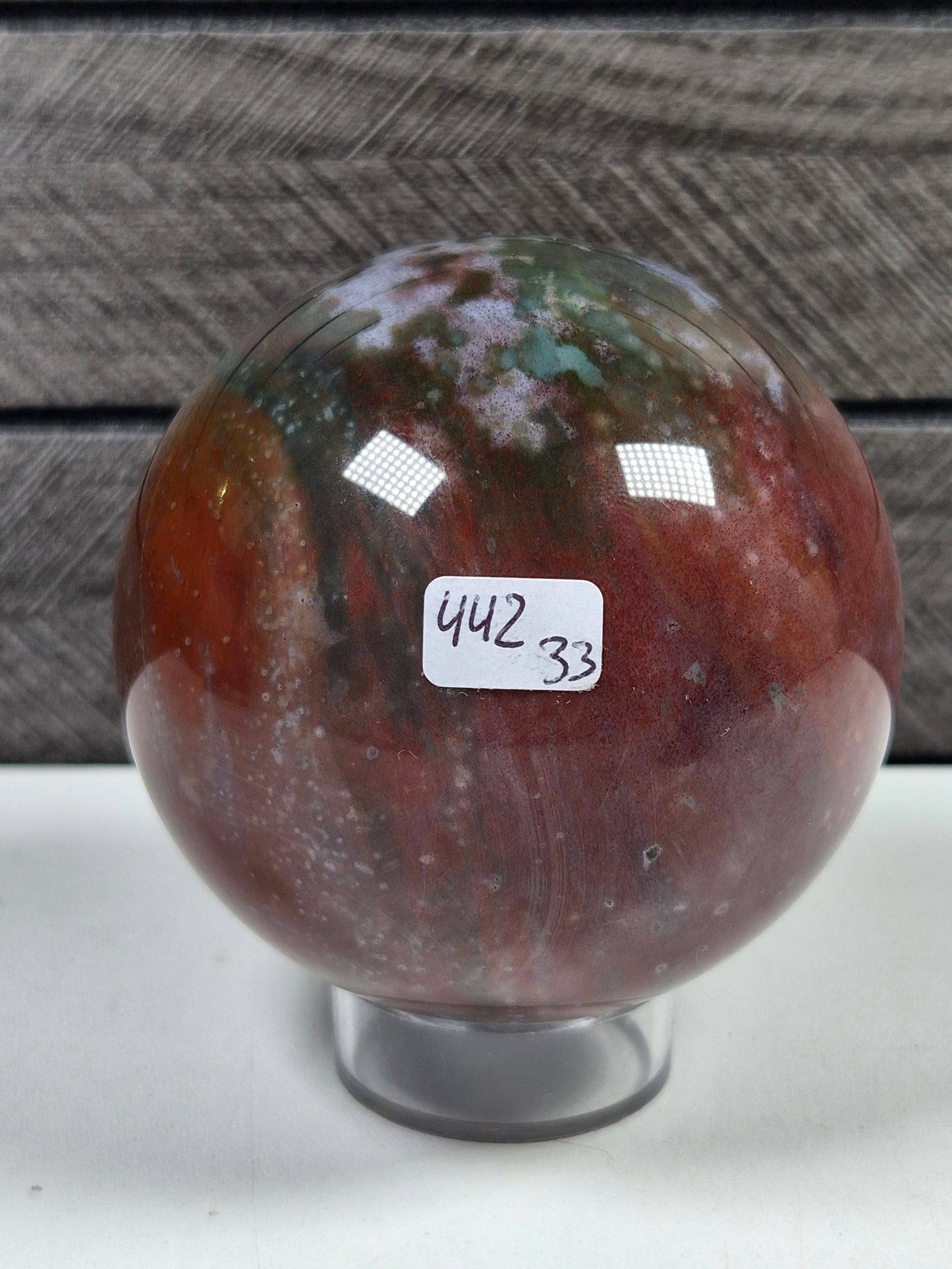Oceaan Jaspis Bol 442 gram