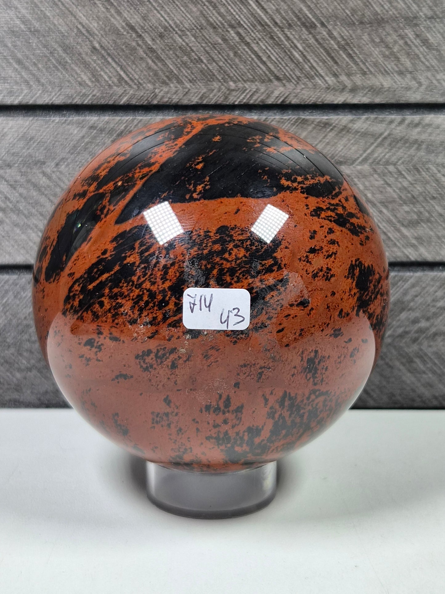 Mahonie obsidiaan bol 714 gram